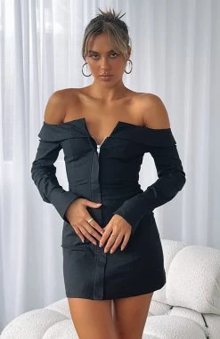 White Fox Boutique AU Life's A Party Mini Dress Black Clothing