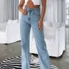 White Fox Boutique AU Clothing Long Way To Go Jeans Washed Blue