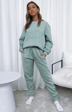 White Fox Boutique AU Make You Mine Sweatpants Sage Clothing