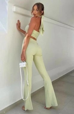 White Fox Boutique AU Make It Last Pants Sage