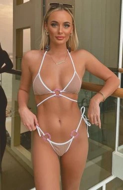 White Fox Boutique AU Island Getaway Bottoms Mocha