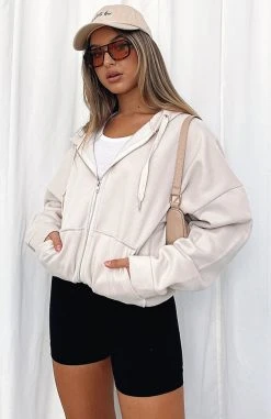White Fox Boutique AU Need To Know Hoodie Sand Clothing 15 White Fox Boutique AU Need To Know Hoodie Sand Clothing