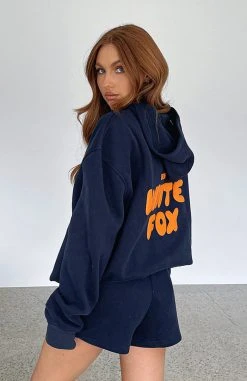 White Fox Boutique AU Offstage Hoodie Space Navy