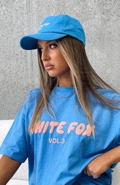 White Fox Boutique AU Restocked Offstage Cap Azure