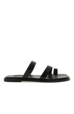 White Fox Boutique AU Ordelle Slides Black Croc