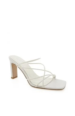 White Fox Boutique AU Orya Mules White Shoes