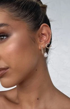 White Fox Boutique AU Romi Earring Set Gold