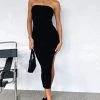 White Fox Boutique AU Run With It Ribbed Midi Dress Black 2 White Fox Boutique AU Run With It Ribbed Midi Dress Black