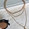 White Fox Boutique AU Skye Necklace Gold Vacay Shop