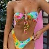 White Fox Boutique AU Swimwear Summer Sea Bikini Top Floral Pop