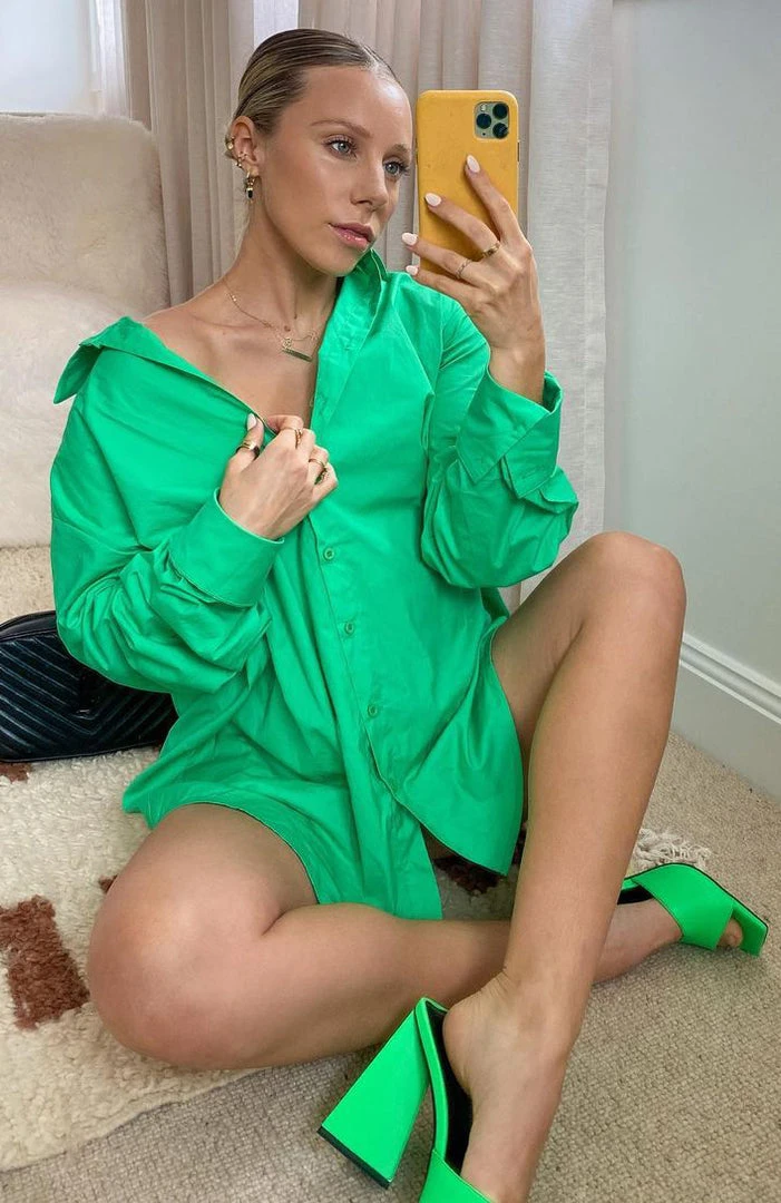 White Fox Boutique AU Behind The Look Shirt Green Clothing 10 White Fox Boutique AU Behind The Look Shirt Green Clothing