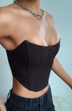 Whitefox Boutique Clothing Patience Corset Black