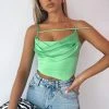 White Fox Boutique AU She Stands Out Bustier Green Clothing