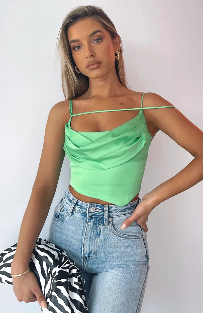 White Fox Boutique AU She Stands Out Bustier Green Clothing 3 White Fox Boutique AU She Stands Out Bustier Green Clothing