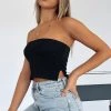 White Fox Boutique AU Take That Break Strapless Crop Black Clothing 1 White Fox Boutique AU Take That Break Strapless Crop Black Clothing