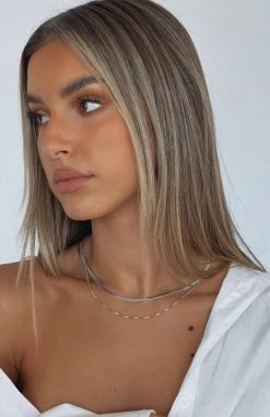 White Fox Boutique AU Tessa Necklace Silver