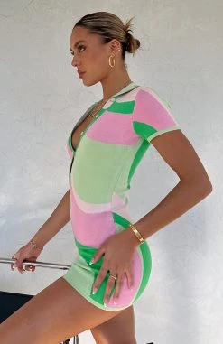 White Fox Boutique AU Time Of Our Lives Playsuit Watermelon Wave