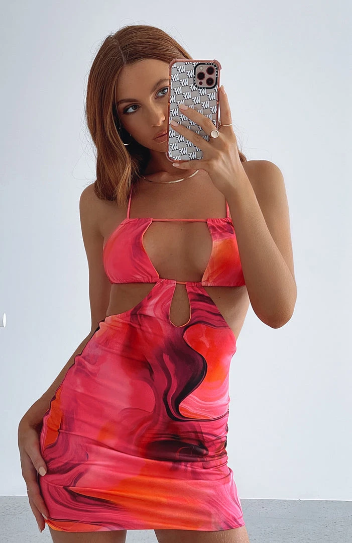 White Fox Boutique AU Vacations Calling Mini Dress Rose Print Clothing 10 White Fox Boutique AU Vacations Calling Mini Dress Rose Print Clothing