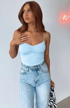White Fox Boutique AU Clothing What's New Bodysuit Blue