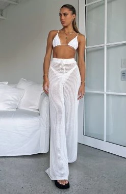 White Fox Boutique AU Wild One Pants Off White