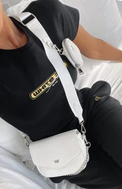 White Fox Boutique AU Zoe Bag White PU Accessories