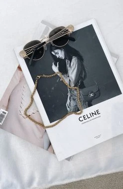 White Fox Boutique AU Breaking Records Necklace Gold