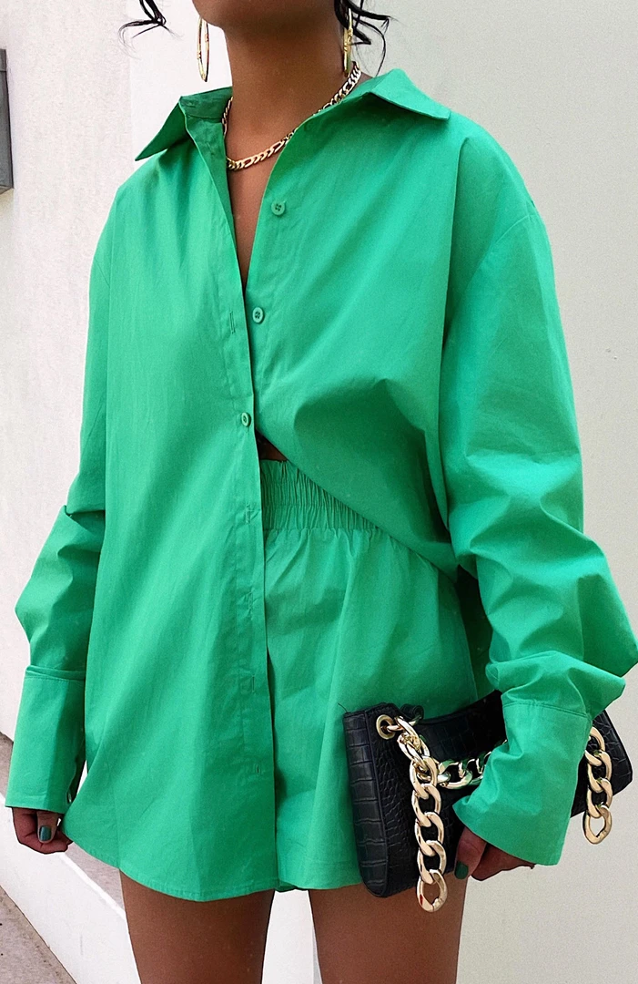 White Fox Boutique AU Behind The Look Shirt Green Clothing 9 White Fox Boutique AU Behind The Look Shirt Green Clothing