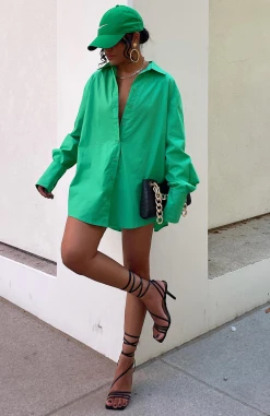 White Fox Boutique AU Behind The Look Shirt Green Clothing 20 White Fox Boutique AU Behind The Look Shirt Green Clothing