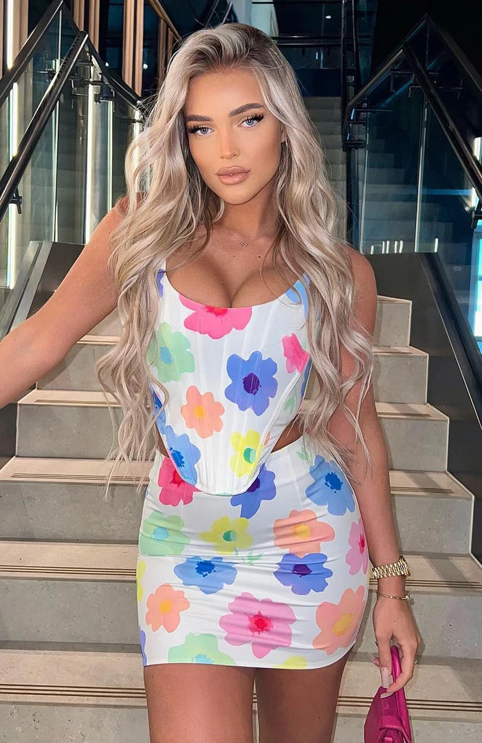 White Fox Boutique AU Clothing Sweet Nothings Mini Skirt Spring Print 3 White Fox Boutique AU Clothing Sweet Nothings Mini Skirt Spring Print