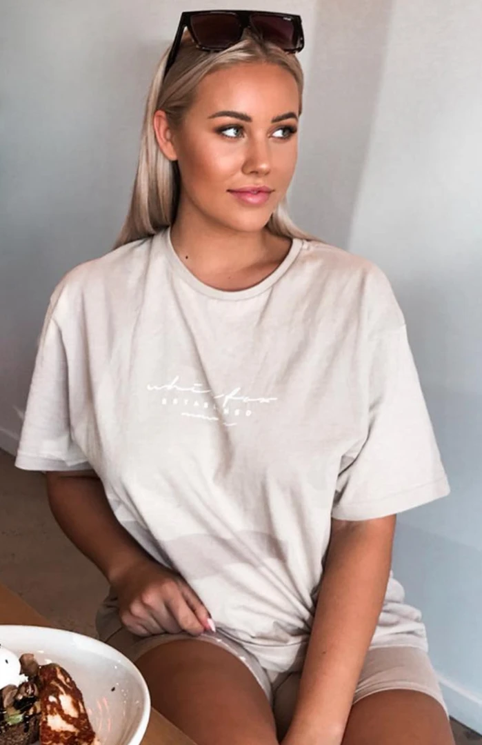 Whitefox Boutique Established Tee Sand 8 Whitefox Boutique Established Tee Sand